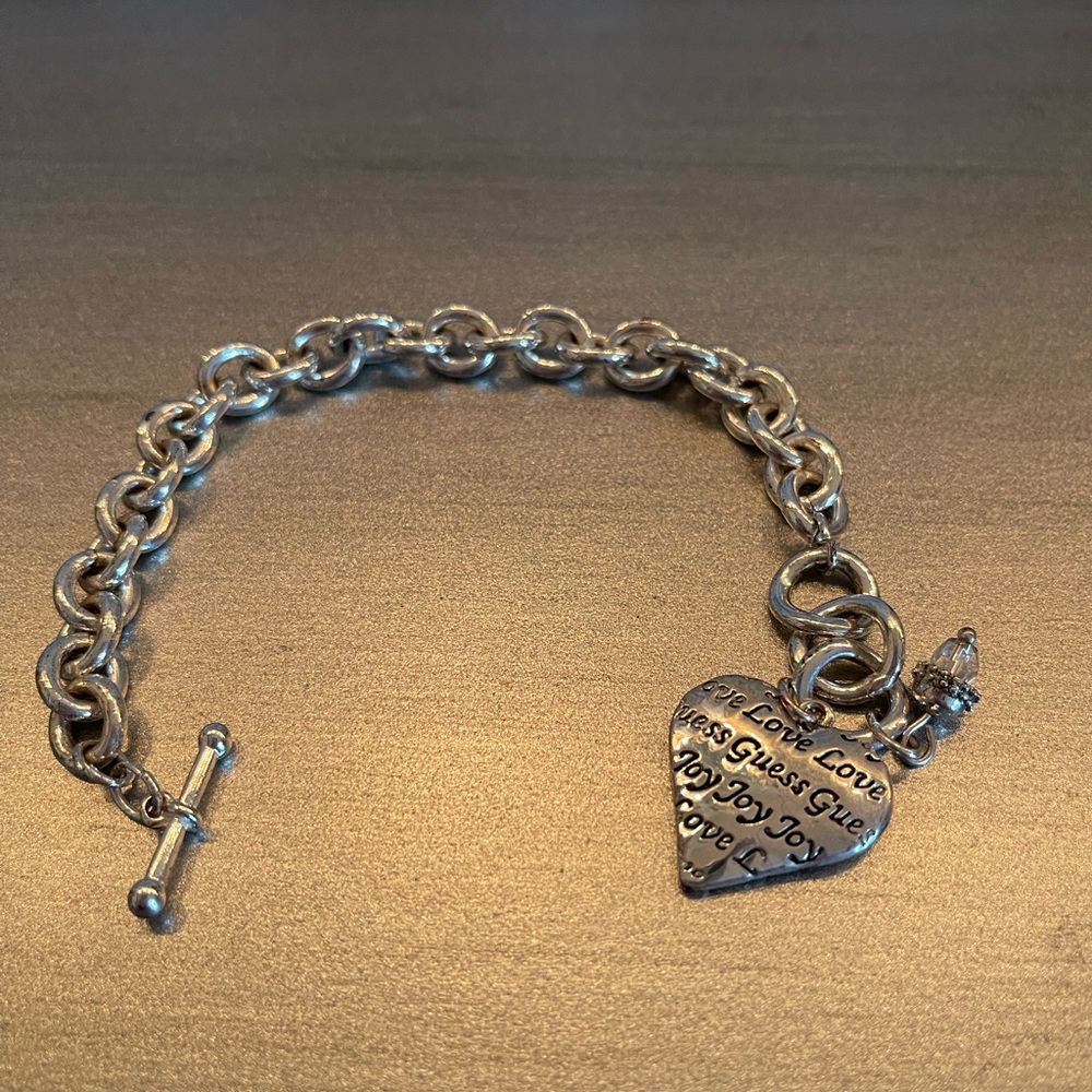 Guess sterling silver bracelet